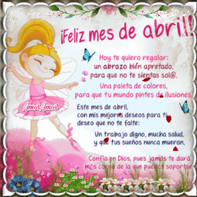 Feliz Mes de Abril…