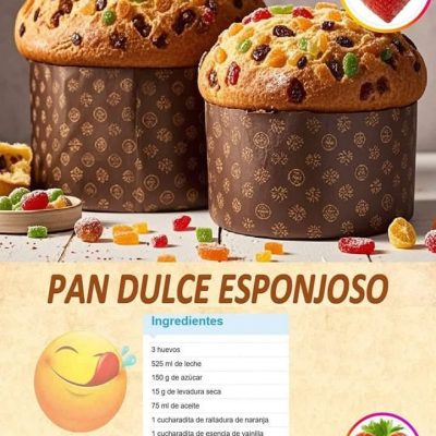 Hago este PAN DULCE esponjoso casero…