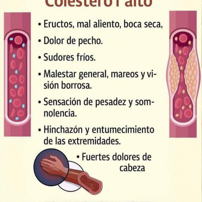 ¿Tienes el colesterol alto? Estas señales podrían estar avisándote sin que lo sepas