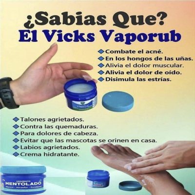 Beneficios del Vicks VapoRub que quizás no conocías