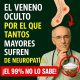 El “veneno silencioso” que podría estar causando mareos en adultos mayores y casi nadie lo sospecha.