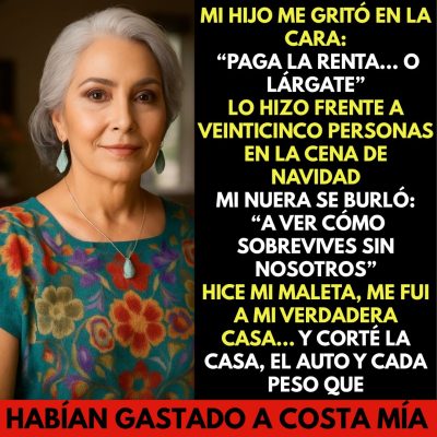Mi Hijo Gritó: “¡Paga la Renta o Vete!” en Navidad… y Lo que Le Dije Después lo Dejó Helado.