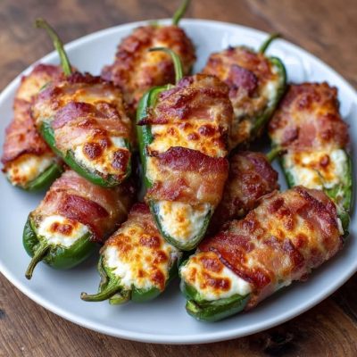 Jalapeños Rellenos de Queso al Horno