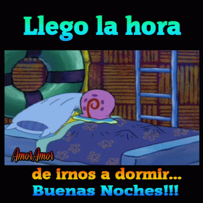 Llego la hora de irnos a dormir…