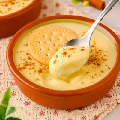 Natillas con Galletas