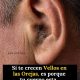 Porqué salen vellos en la oreja?