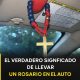 El significado espiritual de llevar un rosario en el auto según la fe católica