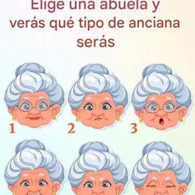 Elige una abuela y verás qué tipo de anciana serás