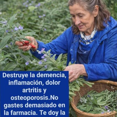 Destruye la demencia, inflamación, dolor artritis y osteoporosis ,No gastes demasiado en la farmacia. Te doy la receta