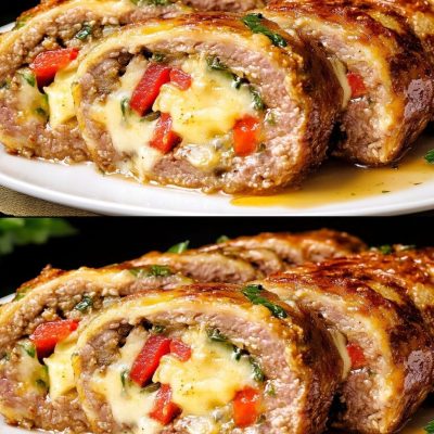 Rollo de Carne Relleno al Horno