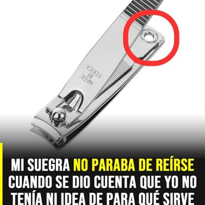 El pequeño agujero del cortaúñas tiene un uso que nunca imaginaste y cambiará tu rutina