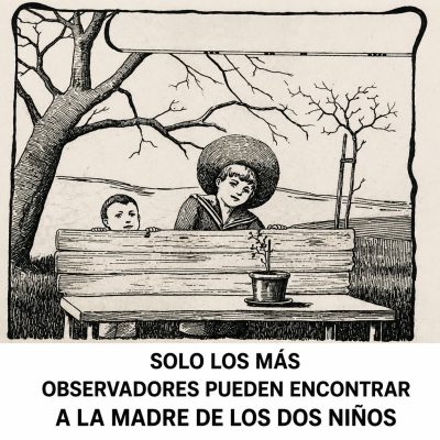 La ilusión visual que pone a prueba tu mente: ¿puedes identificar a la madre de los dos niños en solo 5 segundos?