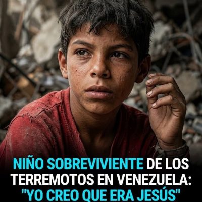 Niño sobreviviente de los terremotos en Venezuela asegura: «Yo creo que era Jesús».
