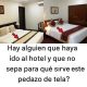 ¿Hay alguien que haya ido a un hotel y que no sepa para qué sirve ese pedazo de tela?