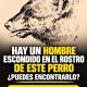 ¿Puedes encontrar al hombre escondido en el rostro de este perro?