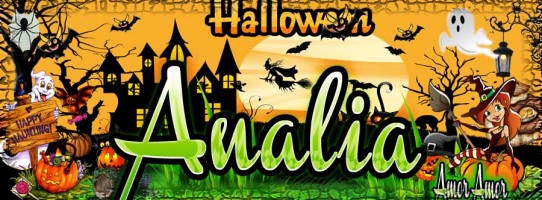 Mi Portada de Halloween para Facebook,Analia