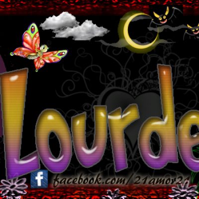 Portadas para tu Facebook con tu nombre, Lourdes