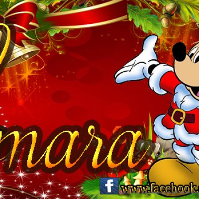 Portadas de Navidad con tu Nombre, de MICKEY,Samara!!!