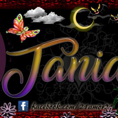 Portadas para tu Facebook con tu nombre, Tania
