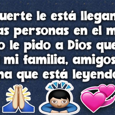 Dios te guarde a ti y a toda tu Familia y amigos…